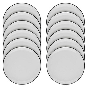 8680502090772 - 12 Teller Modest Black Lona grau 190 cm 8680502090772 12 Stück