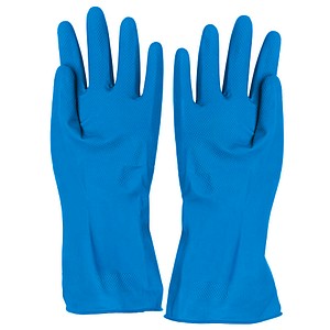 4015544259568 - 12 x Haushalts-Handschuh Latex Bettina M 30cm blau VE=12 Paar 4015544259568 - 12 x Haushalts-Handschuh Latex Bettina M 30cm blau VE=12 Paar