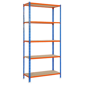 8435104912812 -  Schwerlastregal MADERCLICK PLUS 5500 458100025201055 blau orange 1000 x 500 x 2000 cm 8435104912812 Simon Rack