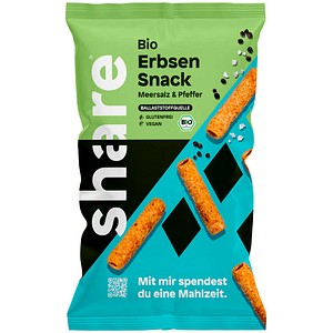 4262414872789 - share Bio Erbsen Snack Meersalz & Pfeffer 750 g