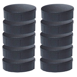 4002390050463 - Rundmagnet Solid 20 mm 03 kg Haftkraft 10 Stück schwarz