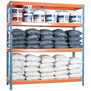 8435104921609 - Schwerlastregal SIMONFORTE CHIPBOARD 8435104921609 blau orange 1800 x 450 x 2000 cm 8435104921609 Simonrack 8435104921609 - Schwerlastregal SIMONFORTE CHIPBOARD 8435104921609 blau orange 1800 x 450 x 2000 cm 8435104921609 Simonrack