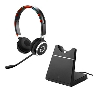 5706991026412 - Evolve 65 Second Edition - MS Teams Telefon On Ear Headset Bluetooth® Funk Stereo Schwarz Noise Cancelling Mikrofon-Rauschunterdrückung inkl Lade- und