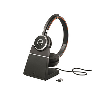 Jabra Evolve 65 SE UC mit Ladestation Bluetooth-Headset schwarz