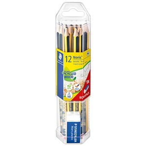 4007817611265 - Bleistift-Set Noris 120 61 120 P1 12x schwarz gelb 20mm HB 4007817611265 12 Stück