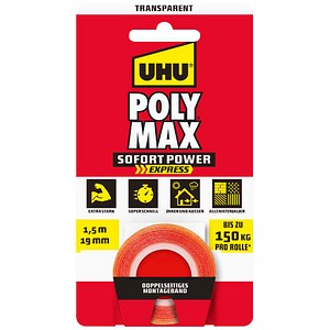 4026700130522 - POLY MAX SOFORT POWER Montageband 190 mm x 15 m 1 Rolle