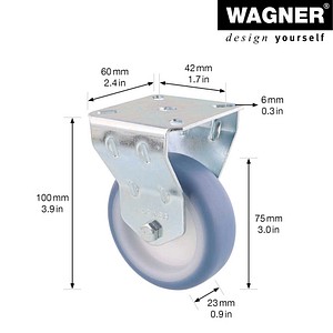4001073051940 - Apparate-Bockrolle RO 7775 grau 4001073051940 WAGNER design yourself 4001073051940 - Apparate-Bockrolle RO 7775 grau 4001073051940 WAGNER design yourself