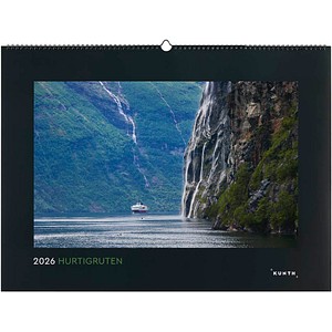 9783965914889 - Monats-Wandkalender Hurtigruten 2026 1 St