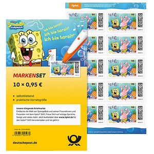 Deutsche Post 0,95 € Briefmarken "SpongeBob" selbstklebend, 10 St.