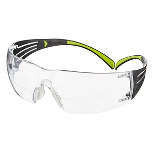 3M Schutzbrille SecureFit™ 425 Dioptrien +2,5 lime, schwarz, 1 St.