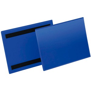 DURABLE Magnettaschen blau A5, 50 St.