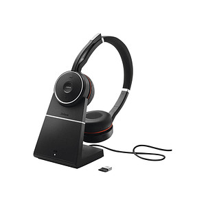 Jabra Evolve 75 SE UC mit Ladestation Headset schwarz