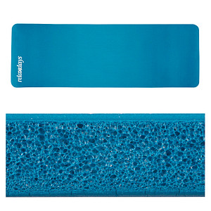 relaxdays Yogamatte blau 60,0 x 180,0 x 1,0 cm