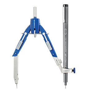 4007817552032 - STAEDTLER Schnellverstellzirkel Mars Comfort 552 02 mit Drucktastenmechanik Mitteltriebsspindel Bleischenkel (552 02) 4007817552032 - STAEDTLER Schnellverstellzirkel Mars Comfort 552 02 mit Drucktastenmechanik Mitteltriebsspindel Bleischenkel (552 02)