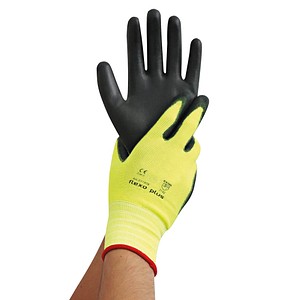 4015544710076 - unisex Arbeitshandschuhe Neon Ace schwarz Größe 8 12 Paar