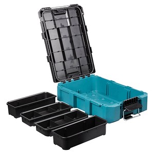 0197050353801 - makita MAKTRAK M P-91039 Werkzeugkoffer tiefes Ablagefach für Handwerkzeuge und ein flaches Tray mit variablen Unterteilungen für Kleinteile 0197050353801 - makita MAKTRAK M P-91039 Werkzeugkoffer tiefes Ablagefach für Handwerkzeuge und ein flaches Tray mit variablen Unterteilungen für Kleinteile