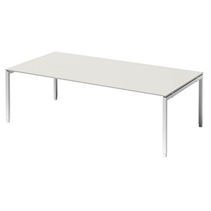 5020073998979 - Cito Höhenverstellbar Konferenztisch Hellgrau 4 Metallfüße 2400 (B) x 1200 (T) x 740 (H) mm MFC (Melaminbeschichtete Spanplatte) Stahl 5020073998979 - Cito Höhenverstellbar Konferenztisch Hellgrau 4 Metallfüße 2400 (B) x 1200 (T) x 740 (H) mm MFC (Melaminbeschichtete Spanplatte) Stahl