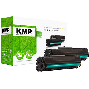 4113243743712 - H-T114D Toner 2er-Pack ersetzt Canon HP HP 12A (Q2612A) Schwarz Kompatibel Toner 2er-Pack