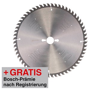 3165140455565 - AKTION BOSCH Optiline Wood Kreissägeblatt 3050 mm 60 Zähne mit Prämie nach Registrierung 3165140455565 - AKTION BOSCH Optiline Wood Kreissägeblatt 3050 mm 60 Zähne mit Prämie nach Registrierung