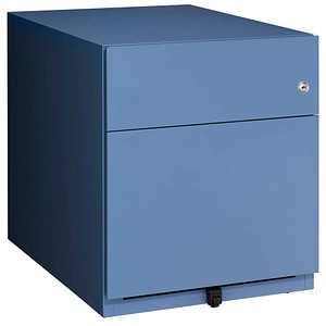 BISLEY Note Rollcontainer blau 2 Auszüge 42,0 x 56,5 x 49,5 cm