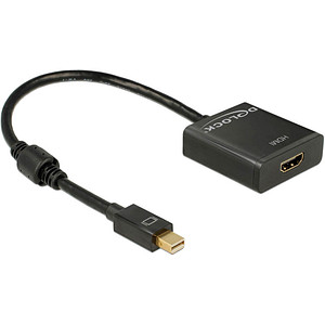 4043619626113 - Mini-DisplayPort   HDMI Adapterkabel Mini DisplayPort Stecker HDMI-A Buchse 020 m Schwarz 62611 vergoldete Steckkontakte DisplayPort-Kabel