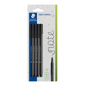 4007817165874 - STAEDTLER triplus® Fineliner schwarz 03 mm 4 St 4007817165874 - STAEDTLER triplus® Fineliner schwarz 03 mm 4 St