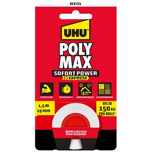 4026700130515 - POLY MAX SOFORT POWER Montageband 190 mm x 15 m 1 Rolle