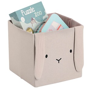 4003368144924 - Aufbewahrungsbox ZELLER PRESENT Hase Musselin beige B28cm H28cm T28cm Baumwolle Polyester Aufbewahrungsboxen Tiermotiv kinderfreundlich faltbar 4003368144924 - Aufbewahrungsbox ZELLER PRESENT Hase Musselin beige B28cm H28cm T28cm Baumwolle Polyester Aufbewahrungsboxen Tiermotiv kinderfreundlich faltbar