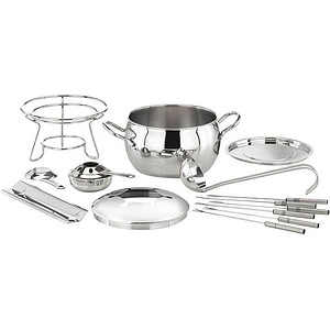 4004133650602 - Aps Germany - Fondue- und Feuerzangenbowle-Set ø 22 cm h 23 cm 22 l Edelstahl