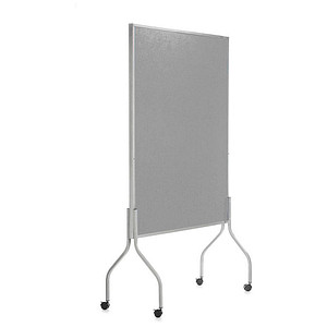 8427951810052 - Moderationswand mobil HxBxT 1950 x 1200 x 680 mm Textilbezug grau 8427951810052 - Moderationswand mobil HxBxT 1950 x 1200 x 680 mm Textilbezug grau