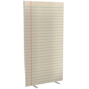 PAPERFLOW Trennwand easyScreen Contents, 61979 bunt 94,0 x 173,4 cm, 1 St.