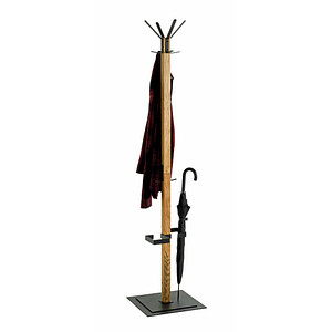 4001070543257 - Kleiderständer 54325 eiche Holz 6 Haken 400 x 1800 cm 4001070543257 HAKU Möbel 4001070543257 - Kleiderständer 54325 eiche Holz 6 Haken 400 x 1800 cm 4001070543257 HAKU Möbel