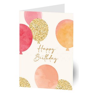 5055266233919 - LUMA Geburtstagskarte Happy Birthday LU2882 DIN B6 1 St