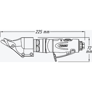 4000896209651 - Blechschere 9036N-5 L255mm Schnitt-B45mm Schneidl Stahl 12mm Alu 16mm 4000896209651 - Blechschere 9036N-5 L255mm Schnitt-B45mm Schneidl Stahl 12mm Alu 16mm