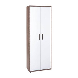 4260637311139 - Aktenschrank Amatis 701408 trüffeleiche weiß-glanz 4 Fachböden 650 x 340 x 1820 cm