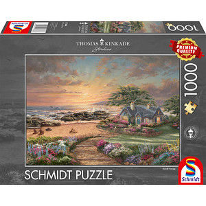 4001504573683 - Thomas Kinkade Seaside Cottage Puzzle 1000 Teile 4001504573683 Schmidt 4001504573683 - Thomas Kinkade Seaside Cottage Puzzle 1000 Teile 4001504573683 Schmidt