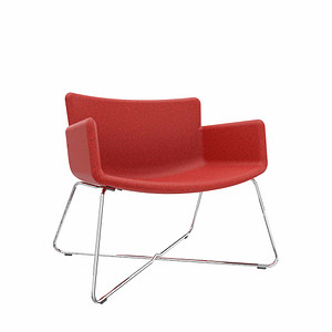 4260761571744 - Sessel LODUS rot chrom Stoff 4260761571744 - Sessel LODUS rot chrom Stoff