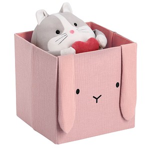4003368144931 - Aufbewahrungsbox ZELLER PRESENT Hase Musselin altrosa B28cm H28cm T28cm Baumwolle Polyester Aufbewahrungsboxen Tiermotiv kinderfreundlich faltbar 4003368144931 - Aufbewahrungsbox ZELLER PRESENT Hase Musselin altrosa B28cm H28cm T28cm Baumwolle Polyester Aufbewahrungsboxen Tiermotiv kinderfreundlich faltbar