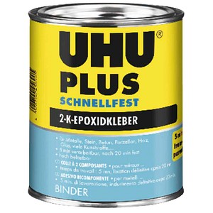 4026700456905 - 3 x Uhu 2-Komponenten-Epoxidhartkleber plus schnellfest Binder Dose 88