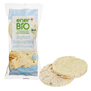 4305615677316 - enerBiO Bio weiße Schokolade Reiswaffeln 1000 g