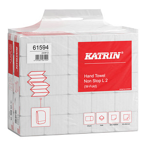 6414301061594 - Papierhandtuch Classic Non Stop L2 2lagig W-Falzung 32 x 203 cm 6414301061594 KATRIN 61594 3000 Stück 6414301061594 - Papierhandtuch Classic Non Stop L2 2lagig W-Falzung 32 x 203 cm 6414301061594 KATRIN 61594 3000 Stück