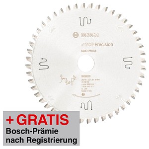 3165140574419 - AKTION BOSCH Best for Wood Kreissägeblatt 2160 mm 48 Zähne mit Prämie nach Registrierung 3165140574419 - AKTION BOSCH Best for Wood Kreissägeblatt 2160 mm 48 Zähne mit Prämie nach Registrierung