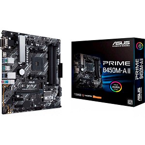 4718017924986 - ASUS PRIME B450M-A II Mainboard - AMD B450 - AMD AM4 socket - DDR4 RAM - Micro-ATX