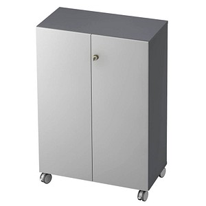 4032062157947 - HAMMERBACHER Aktenschrank Profi V238T3RA G 5 SG graphit grau 2 Fachböden 800 x 420 x 1172 cm