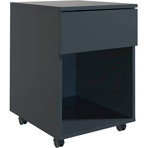 4051814419393 - Rollcontainer Beistellcontainer mit Schubladen Maße ca H 55 x B 39 x T 45 70 cm Bürocontainer - Dalosa 1 Schublade