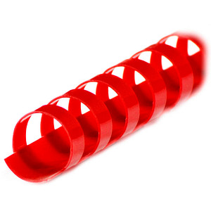 4250504521020 - 100 Kunststoffbinderücken rot für 145 Blatt 4250504521020 100 Stück 4250504521020 - 100 Kunststoffbinderücken rot für 145 Blatt 4250504521020 100 Stück