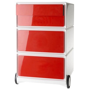 3660141922035 - Rollcontainer EasyBox EBGHPH18 Kunststoff rot weiß 4 normale Schubladen 3660141922035 PAPERFLOW 3660141922035 - Rollcontainer EasyBox EBGHPH18 Kunststoff rot weiß 4 normale Schubladen 3660141922035 PAPERFLOW