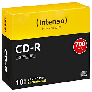 10 Intenso CD-R 700 MB