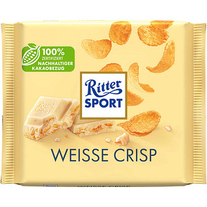 4000417629210 - Ritter SPORT  WEISS + CRISP Schokolade 1000 g