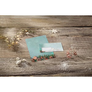 4004360770234 - SIGEL Weihnachtsbriefpapier Green Christmas Motiv DIN A4 90 g qm 100 Blatt